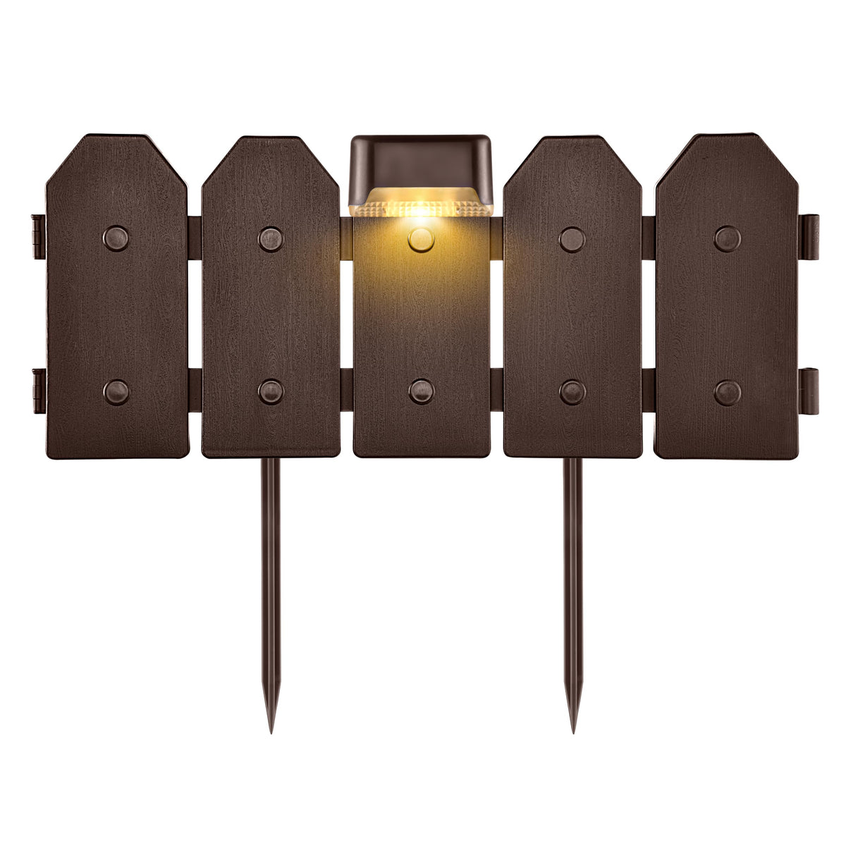 Evelyne front view showing full 15-panel border and clean finish