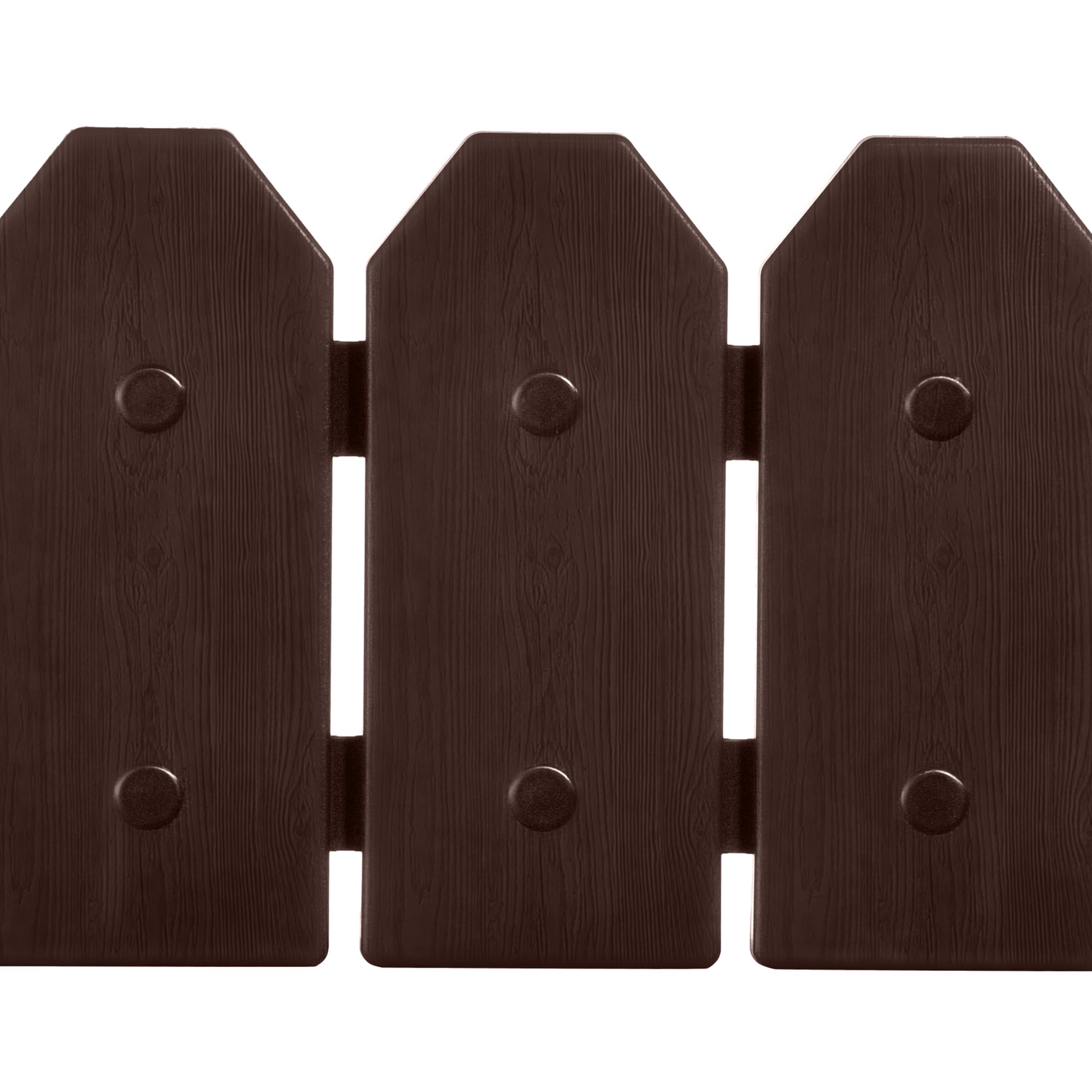 Evelyne homeowner using a soft-faced mallet to seat spikes showing simple installation aid