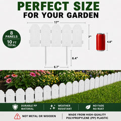 Evelyne linked panels in straight line creating tidy lawn edge barrier