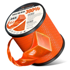 Eventronic reel front view showing label and 1020ft capacity, durable and long-lasting