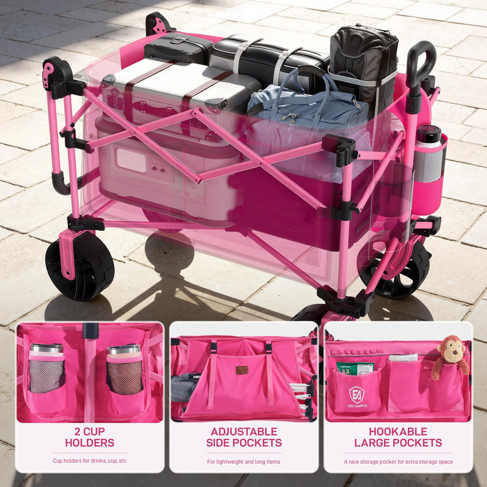 EVER ADVANCED brake mechanism engaged for secure parking and safety