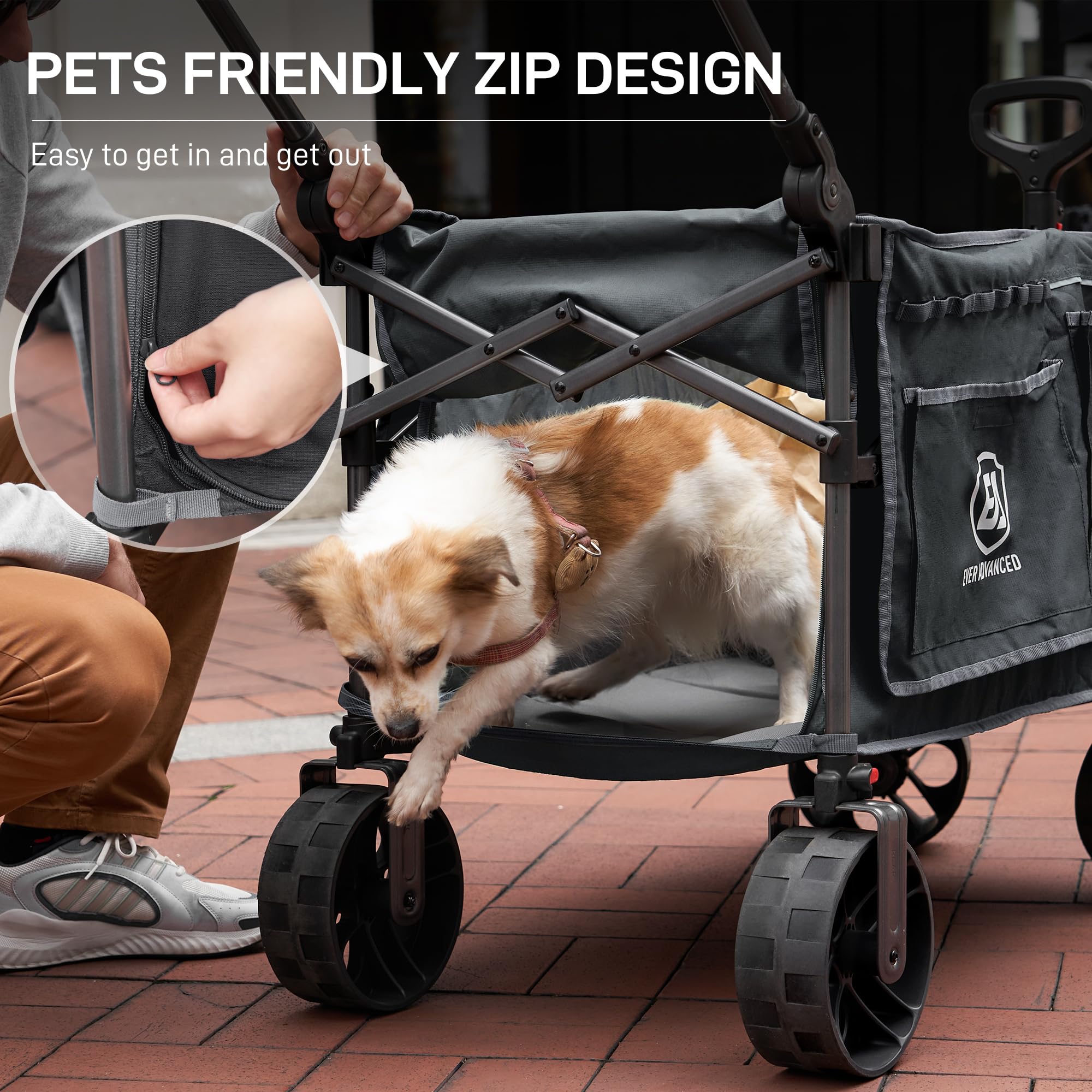 EVER ADVANCED deep cargo bed and side pockets organizing items efficiently