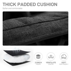 ever advanced closeup padded fabric showing cushioning and durable stitch benefit long comfort