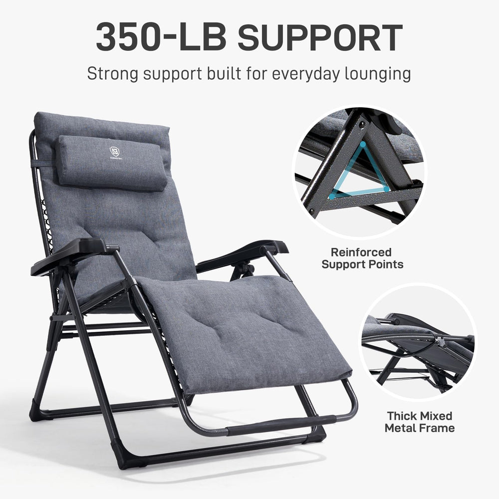EVER ADVANCED close-up of 2.4-inch padding highlighting extra comfort