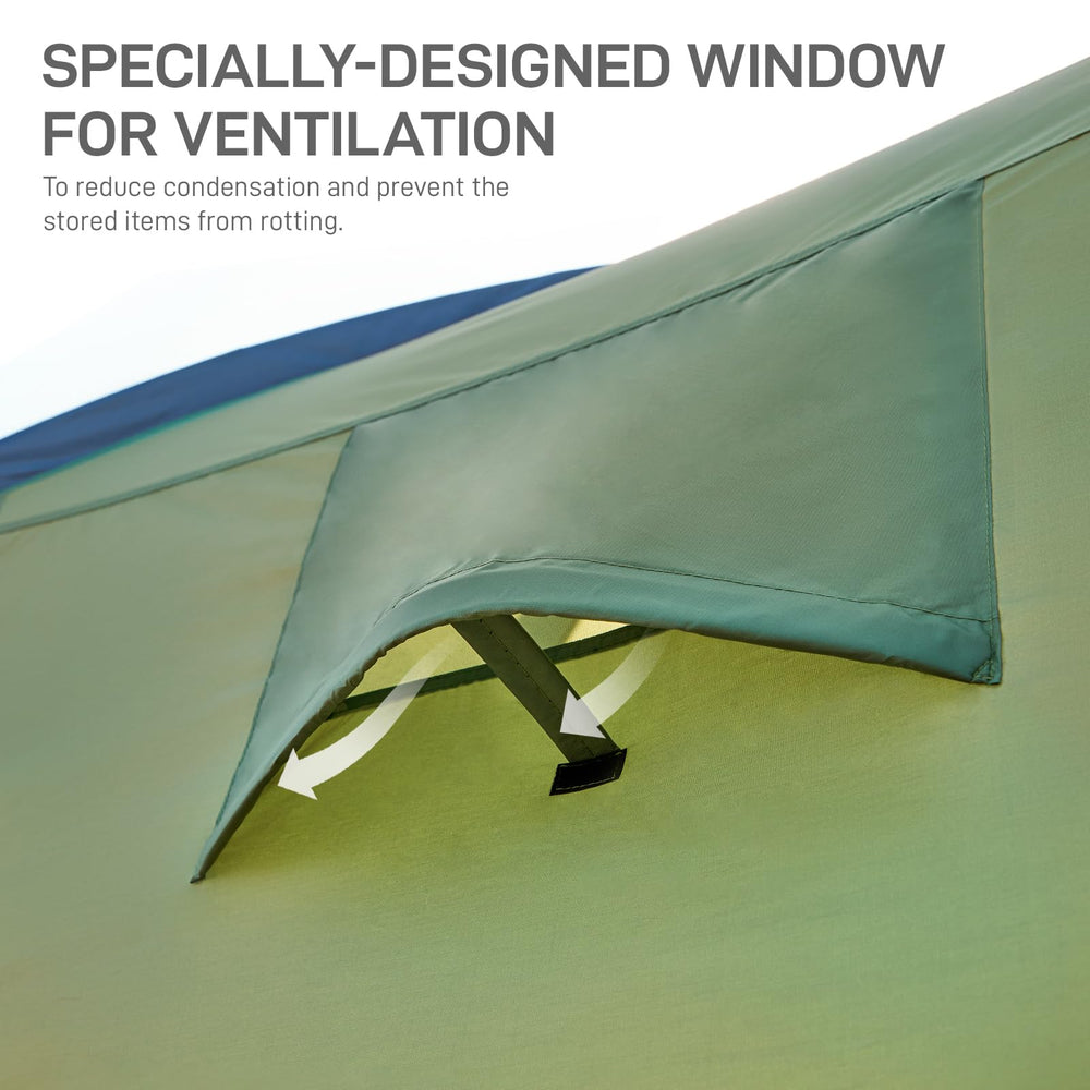EVER ADVANCED folded packed tent in carrying size showing portability benefit
