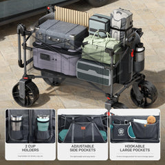 EVER ADVANCED folded in car trunk showing compact, space-saving storage