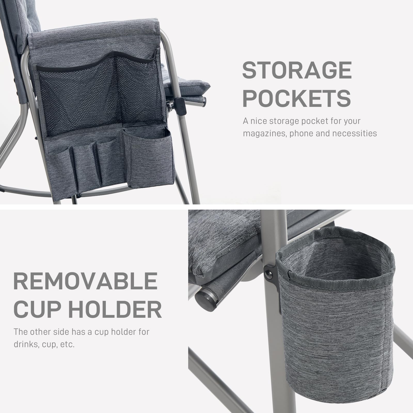 EVER ADVANCED folded in car trunk showing convenient travel and storage ability