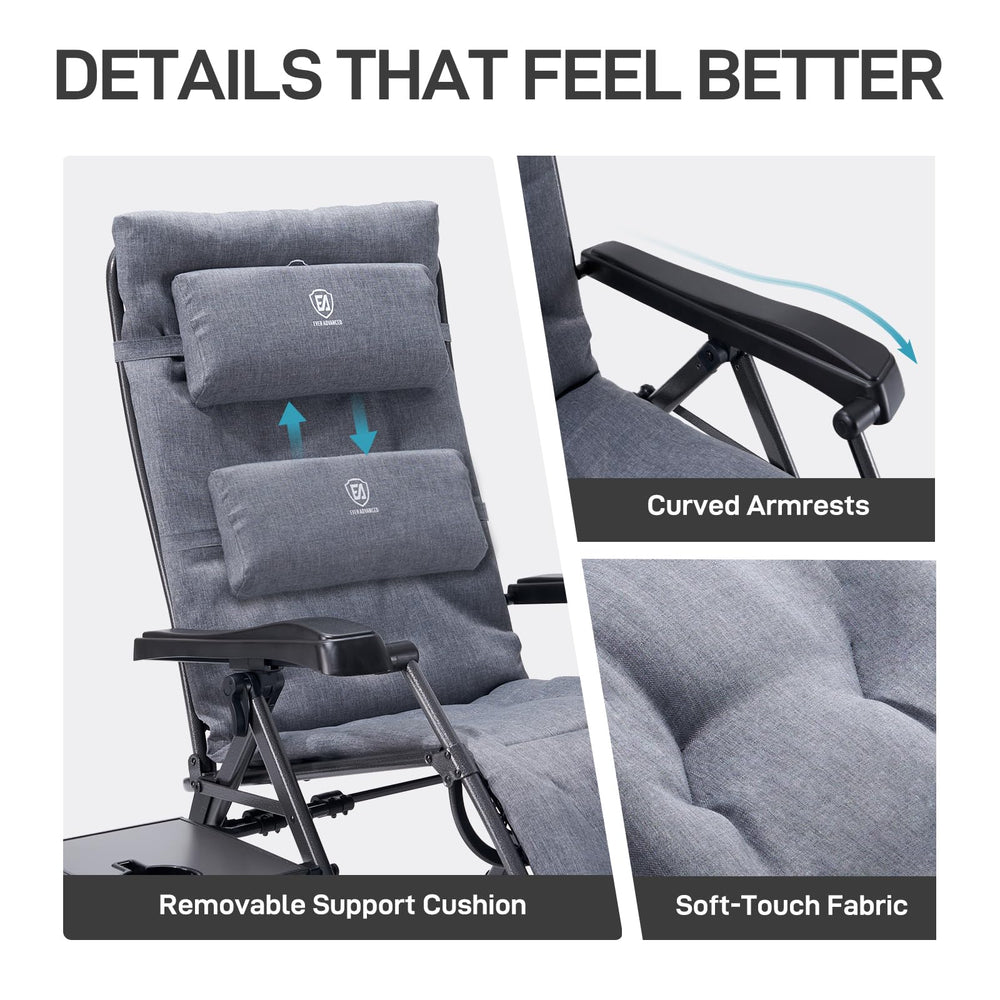 EVER ADVANCED adjustable headrest demonstrating customizable support