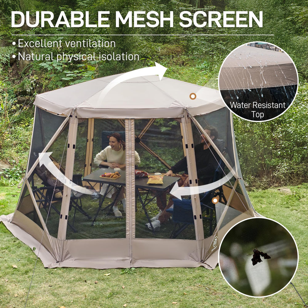 EVER ADVANCED interior with picnic table showing roomy seating