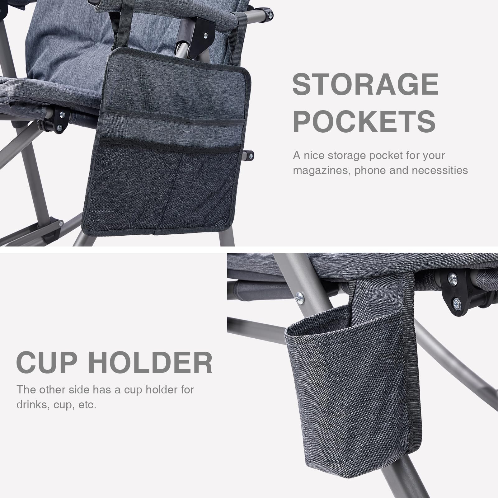 EVER ADVANCED chair set up in backyard showing relaxed outdoor lifestyle benefit