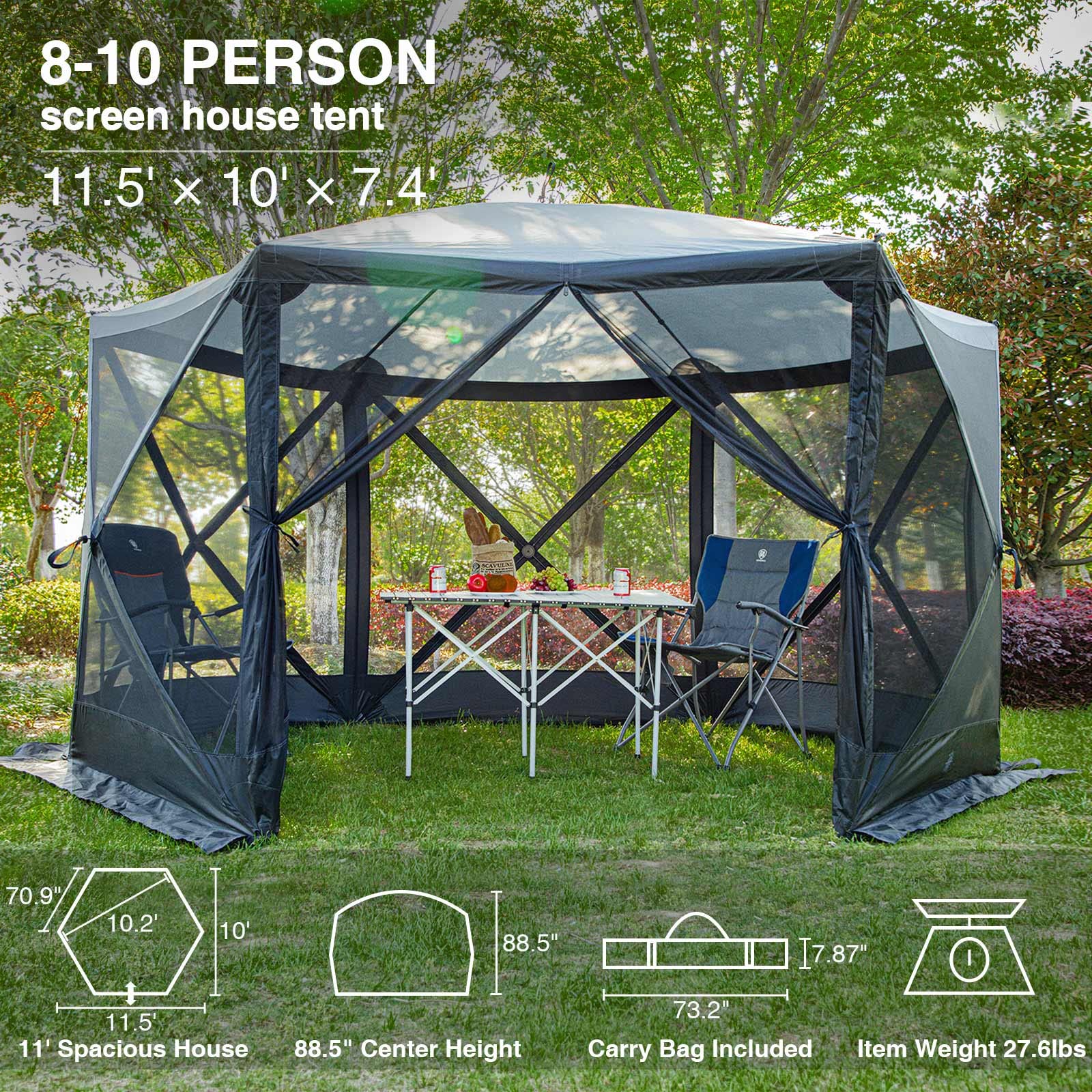 ever advanced mesh panel closeup showing breathable fabric and insect protection benefit