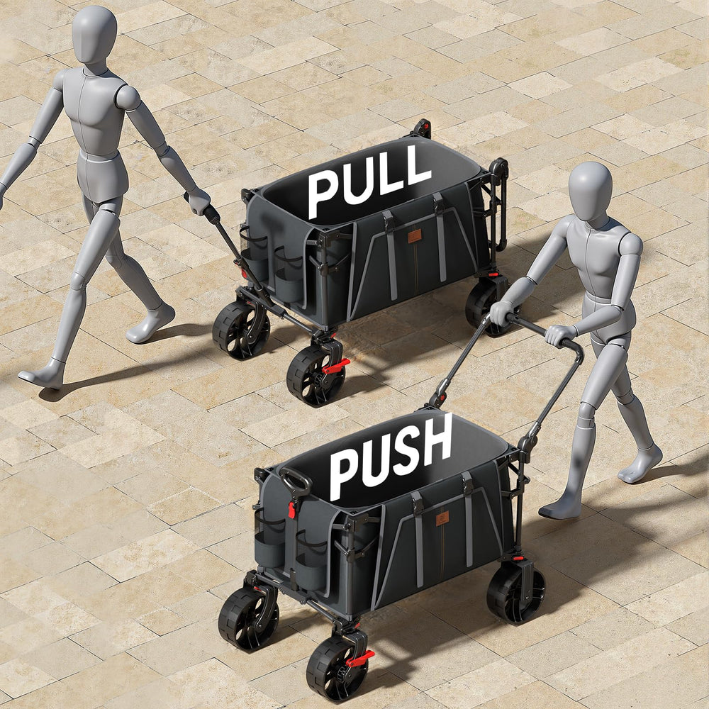 EVER ADVANCED adjustable push handle close-up for ergonomic control