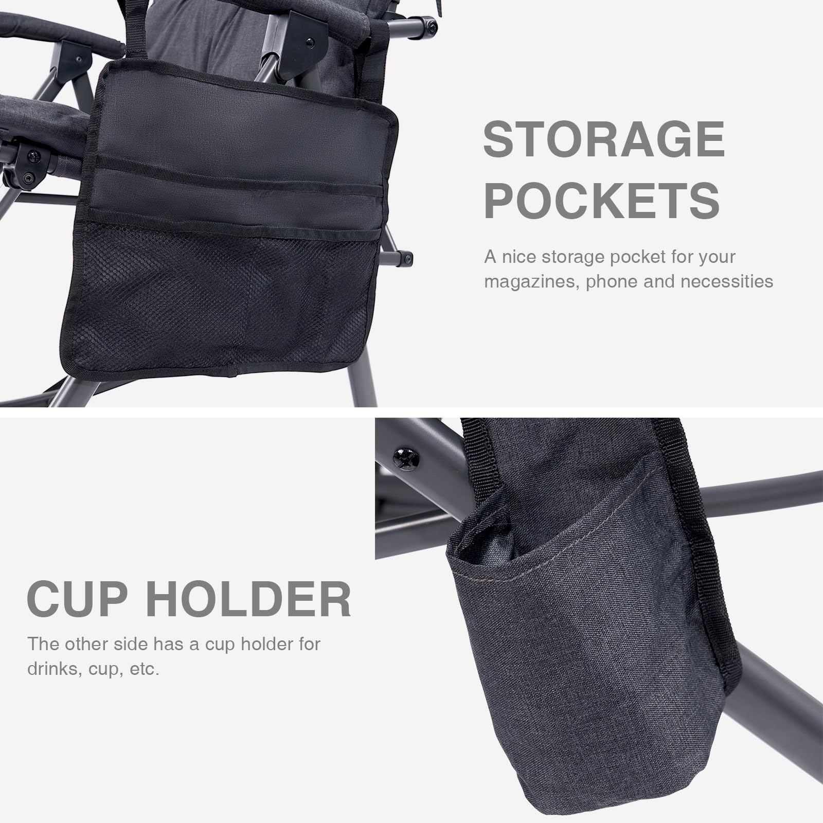 ever advanced side pocket and cup holder holding essentials for convenience benefit hands-free storage