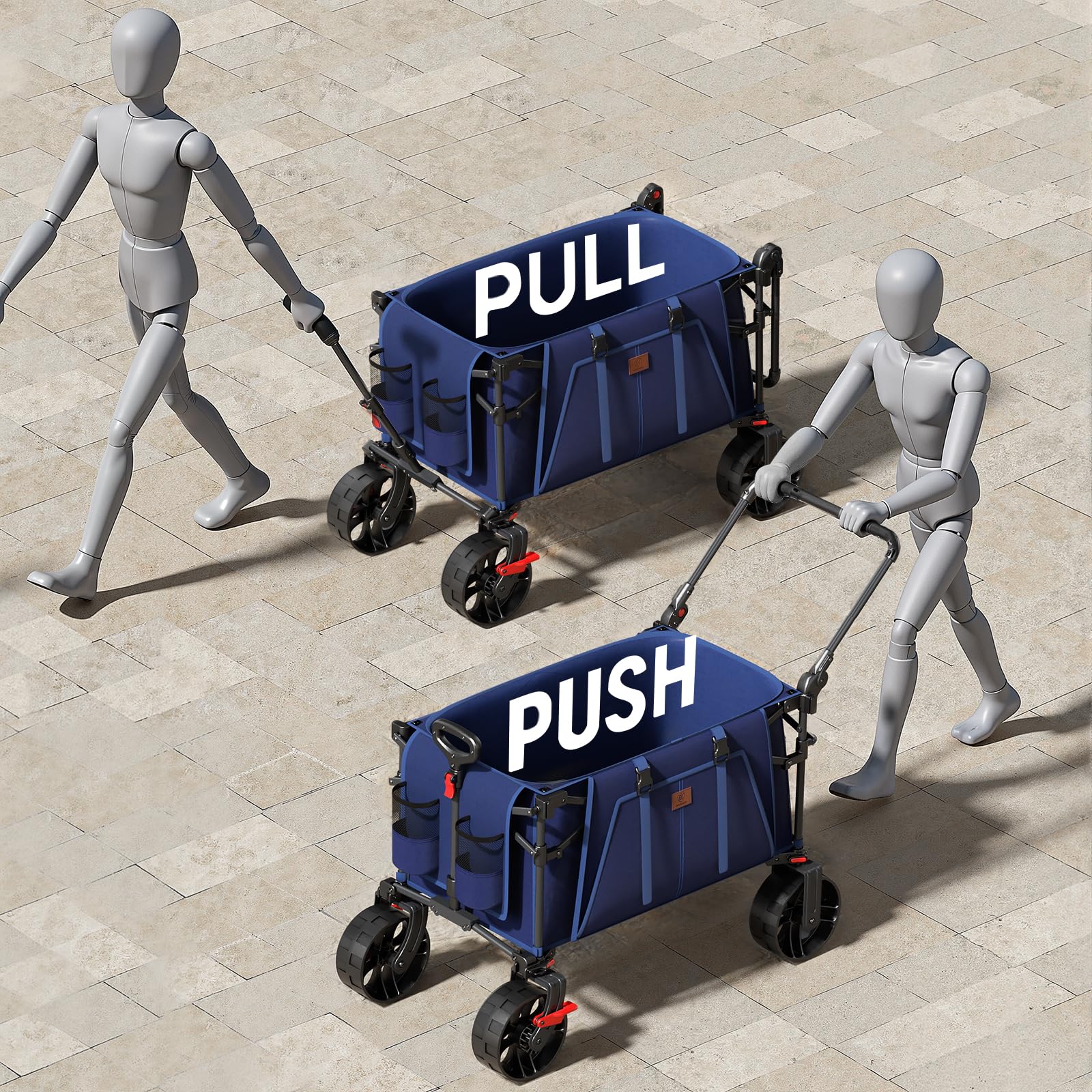 EVER ADVANCED side profile of open wagon showcasing large cargo capacity