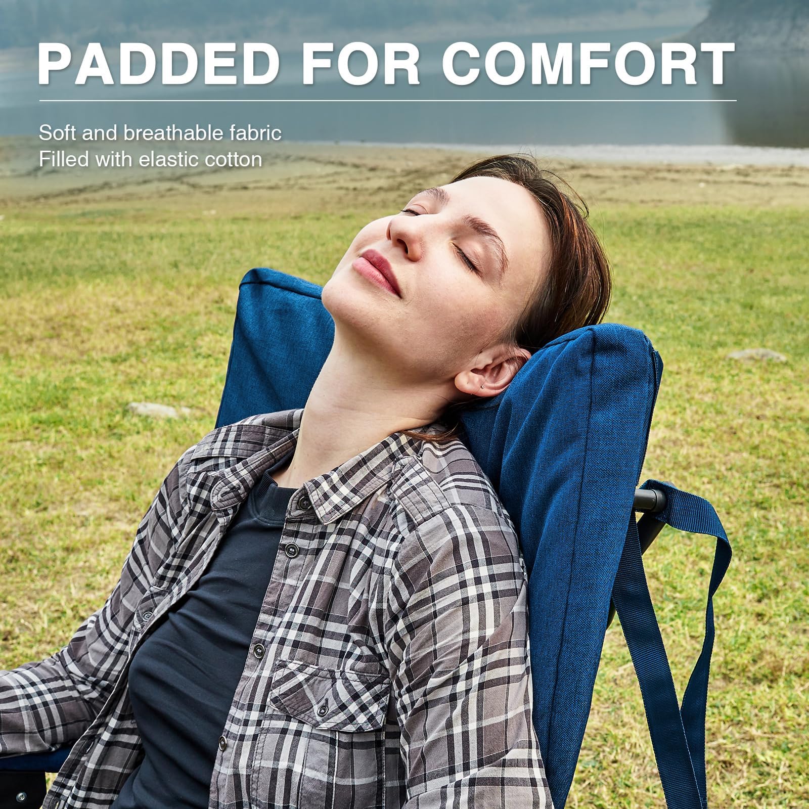 EVER ADVANCED side view of hard armrests, demonstrates sturdy support