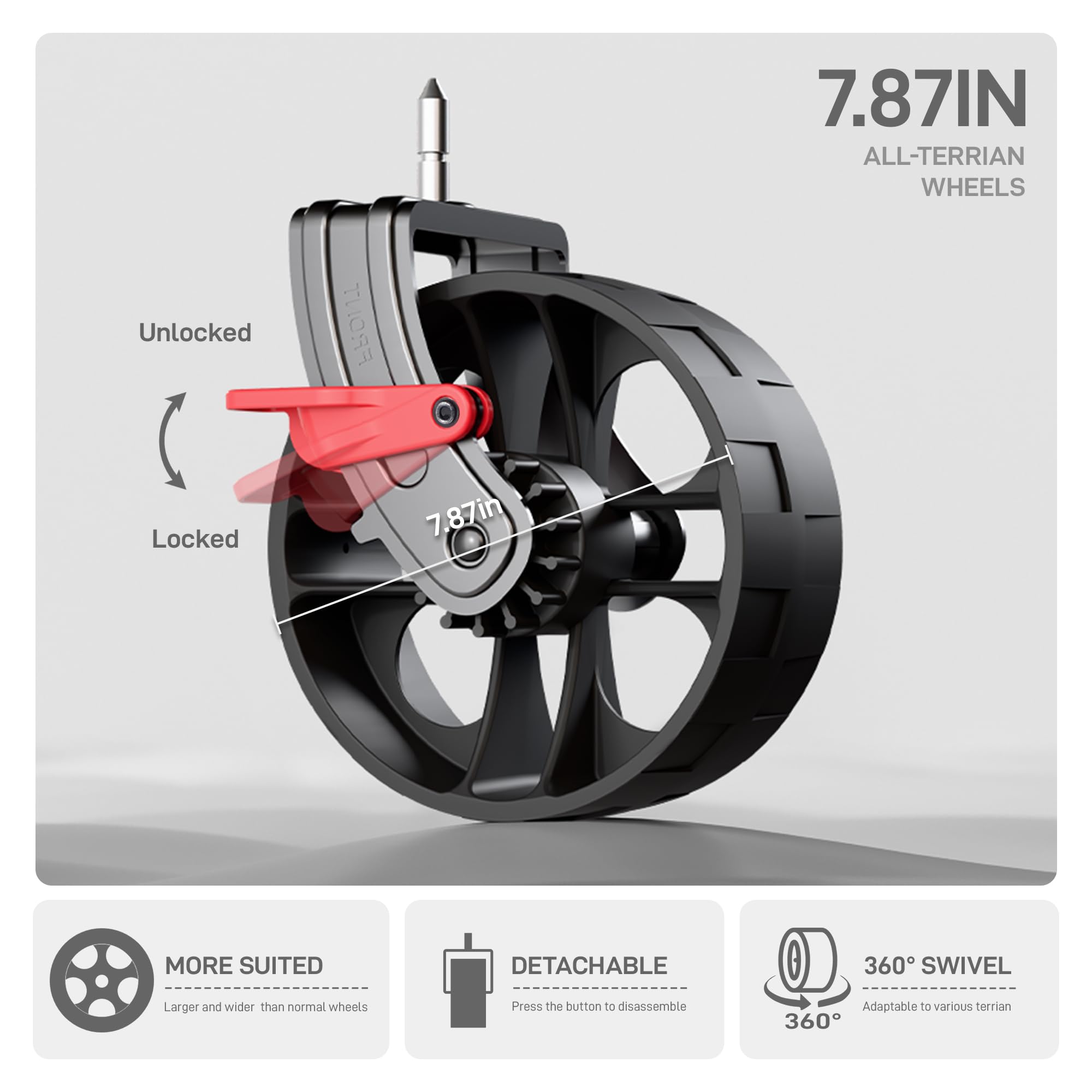 EVER ADVANCED wheel and brake detail demonstrating secure stopping