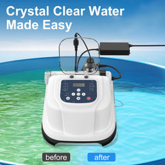 EverCrystal salt cell close-up displaying electrodes to reduce scale and extend life