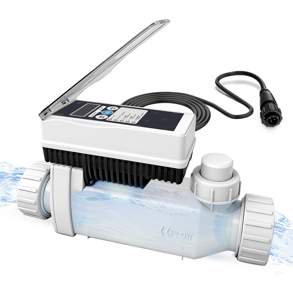 EverCrystal front view of salt cell showing robust housing and clearer water benefit