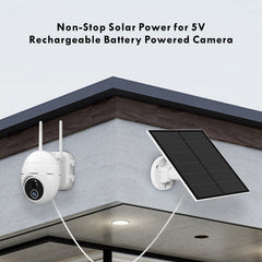 EverExceed adjustable bracket detail showing 360-degree tilt for optimal sun angle