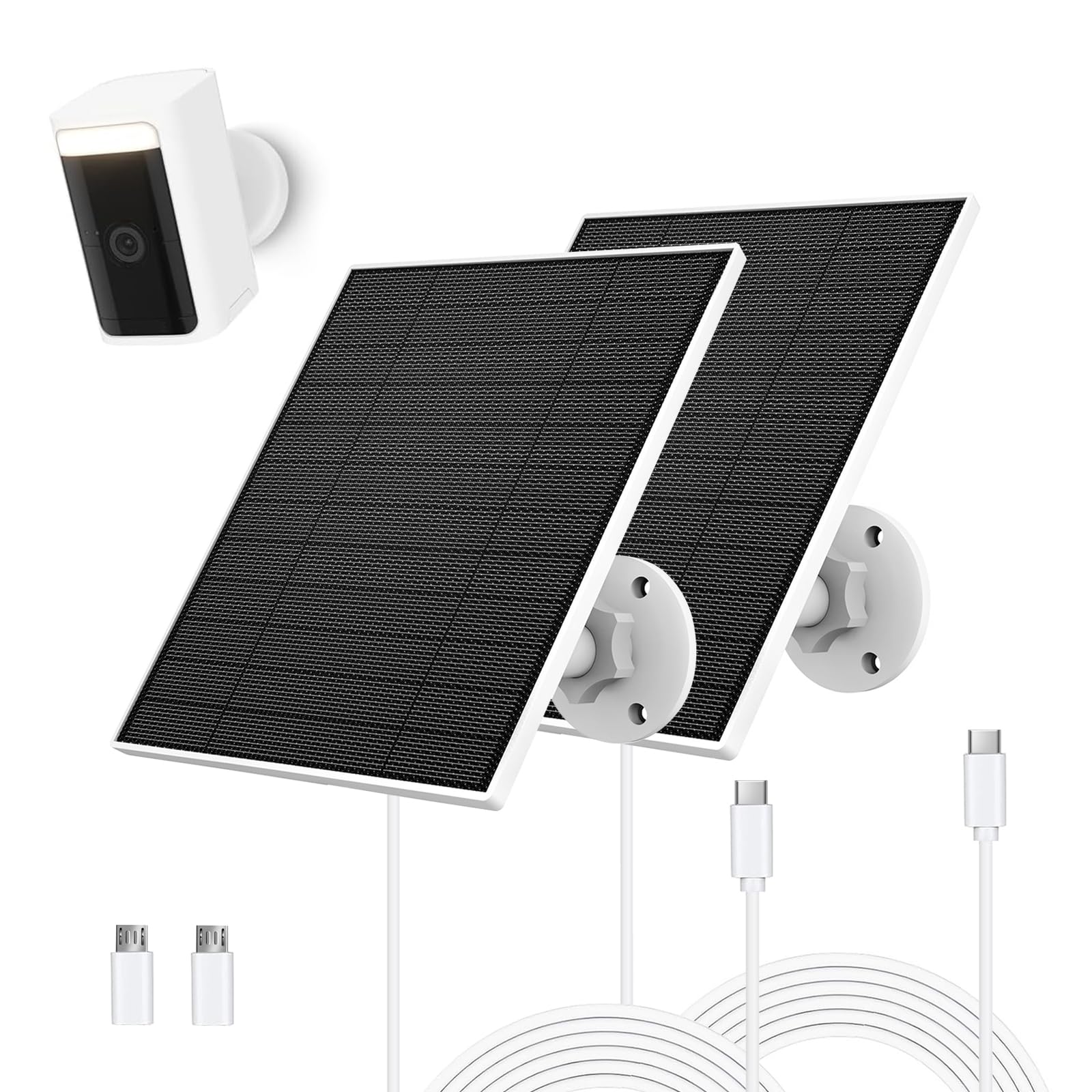EverExceed front view of solar panel showing compact profile and easy mount benefit