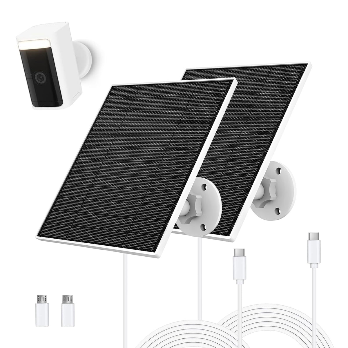 EverExceed front view of solar panel showing compact profile and easy mount benefit