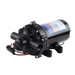 Everflo EF5500-BOX front view showing pump body and 1/2" FNPT outlet for easy replacement