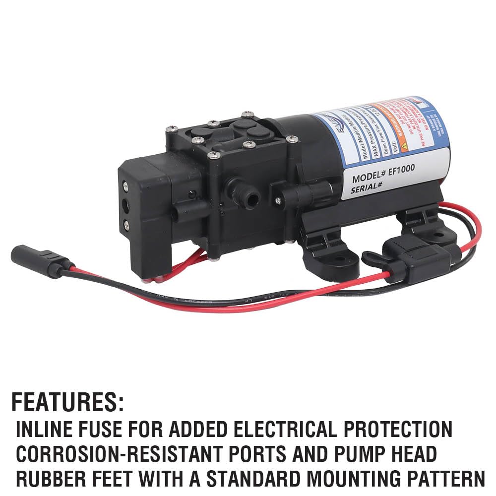 Everflo 3/8 inch hose barb with worm gear clamp ensuring leak-free connection