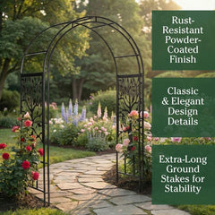 Evergreen Garden closeup of Tree of Life panel highlights ornate design and durability
