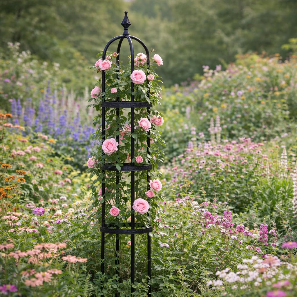Evergreen Garden assembly and hardware image showing included stainless steel fasteners
