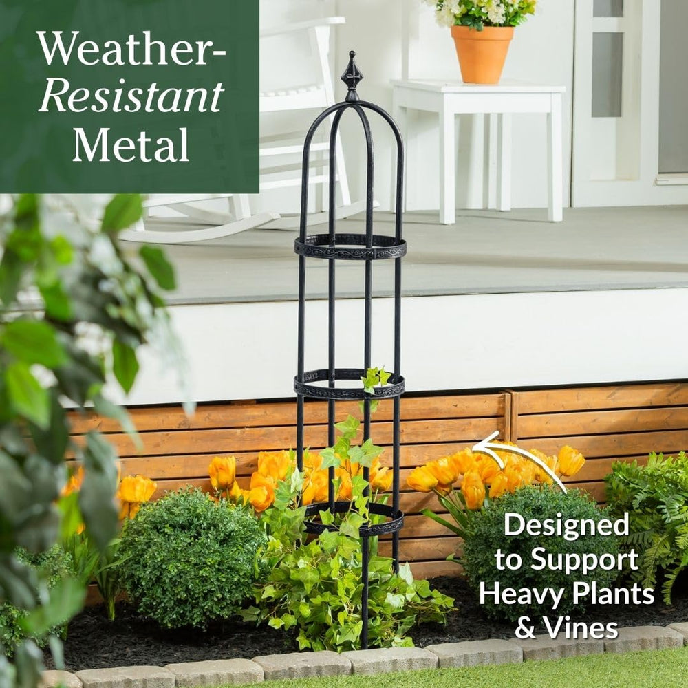 Evergreen Garden close-up of floral support band highlighting design and stability