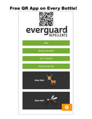 Everguard nozzle close-up spraying leaves for precise, mess-free application