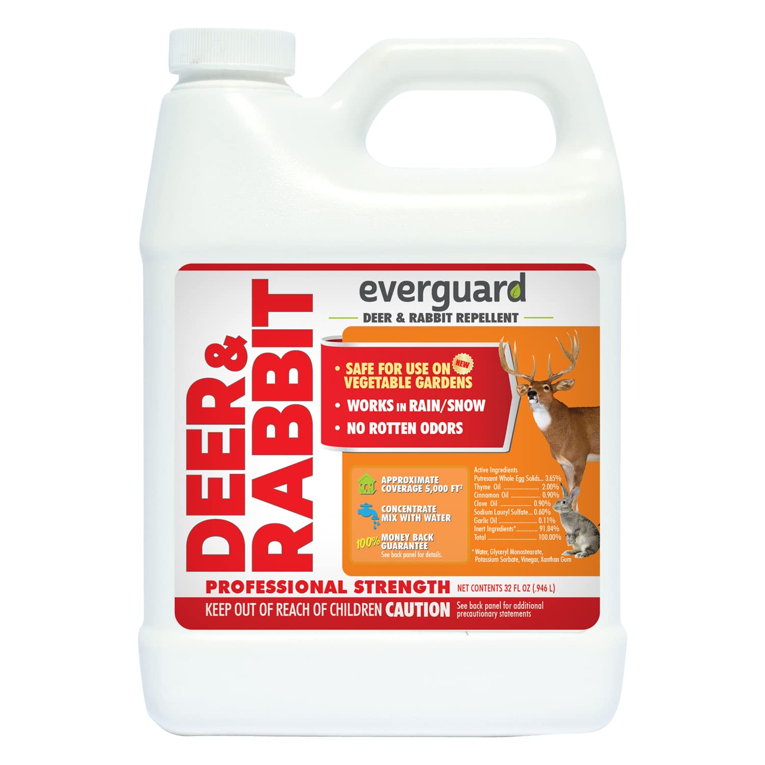 Everguard front bottle view showing label and concentrate for economical protection
