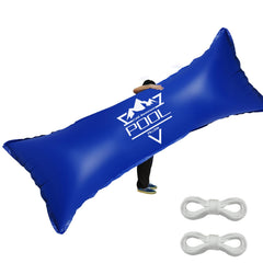 EVERRUSH front view of inflated pool pillow protecting cover and preventing sag
