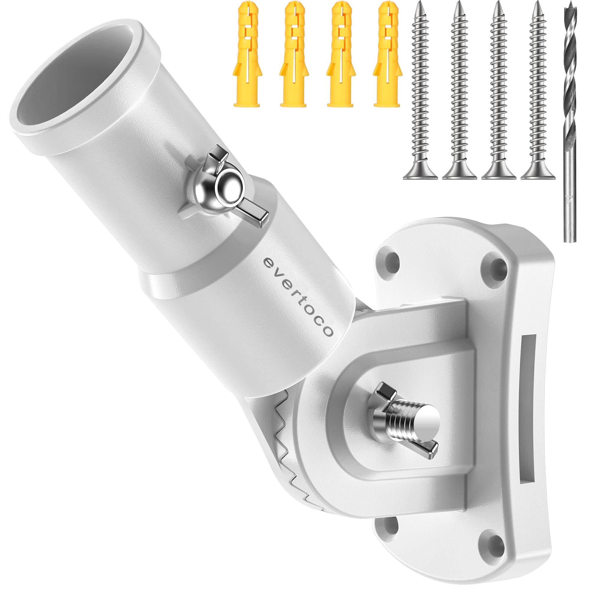evertoco front view mounted bracket showing clean installation and strong hold