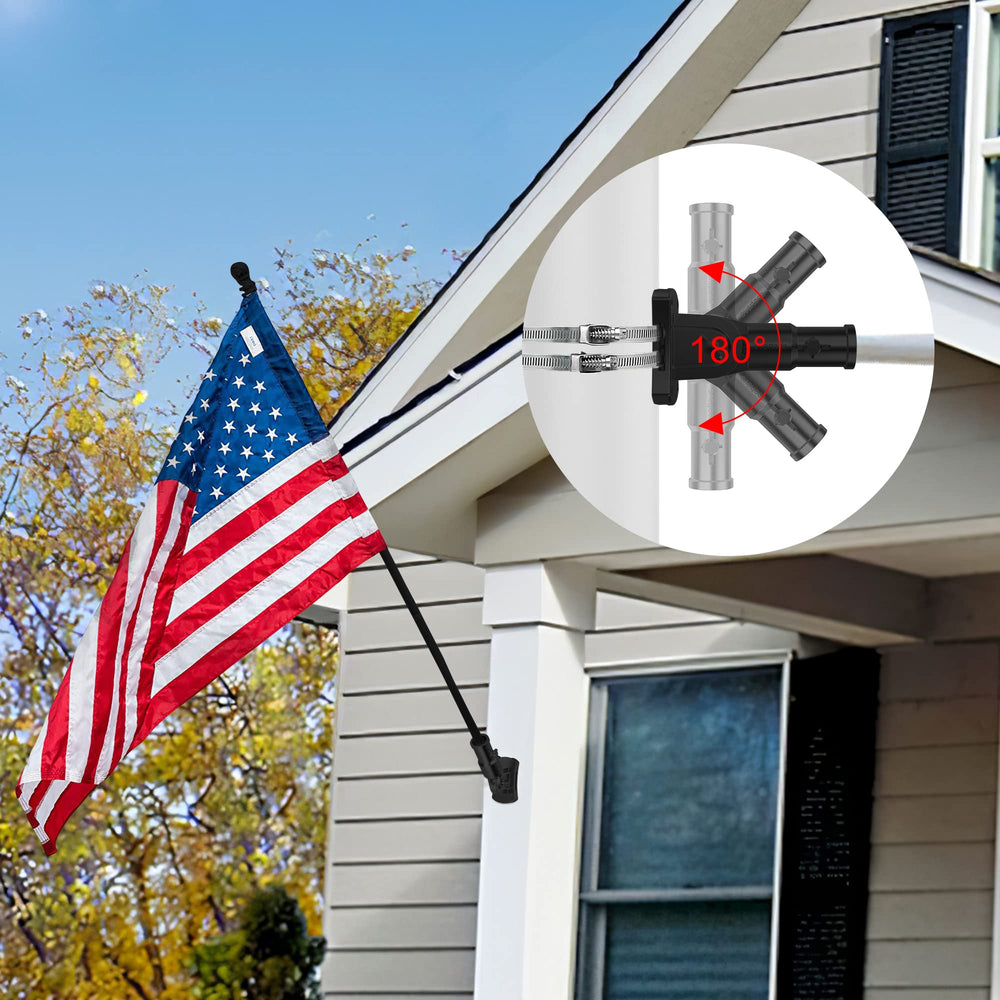 evertoco bracket next to 1-inch pole illustrating correct pole compatibility