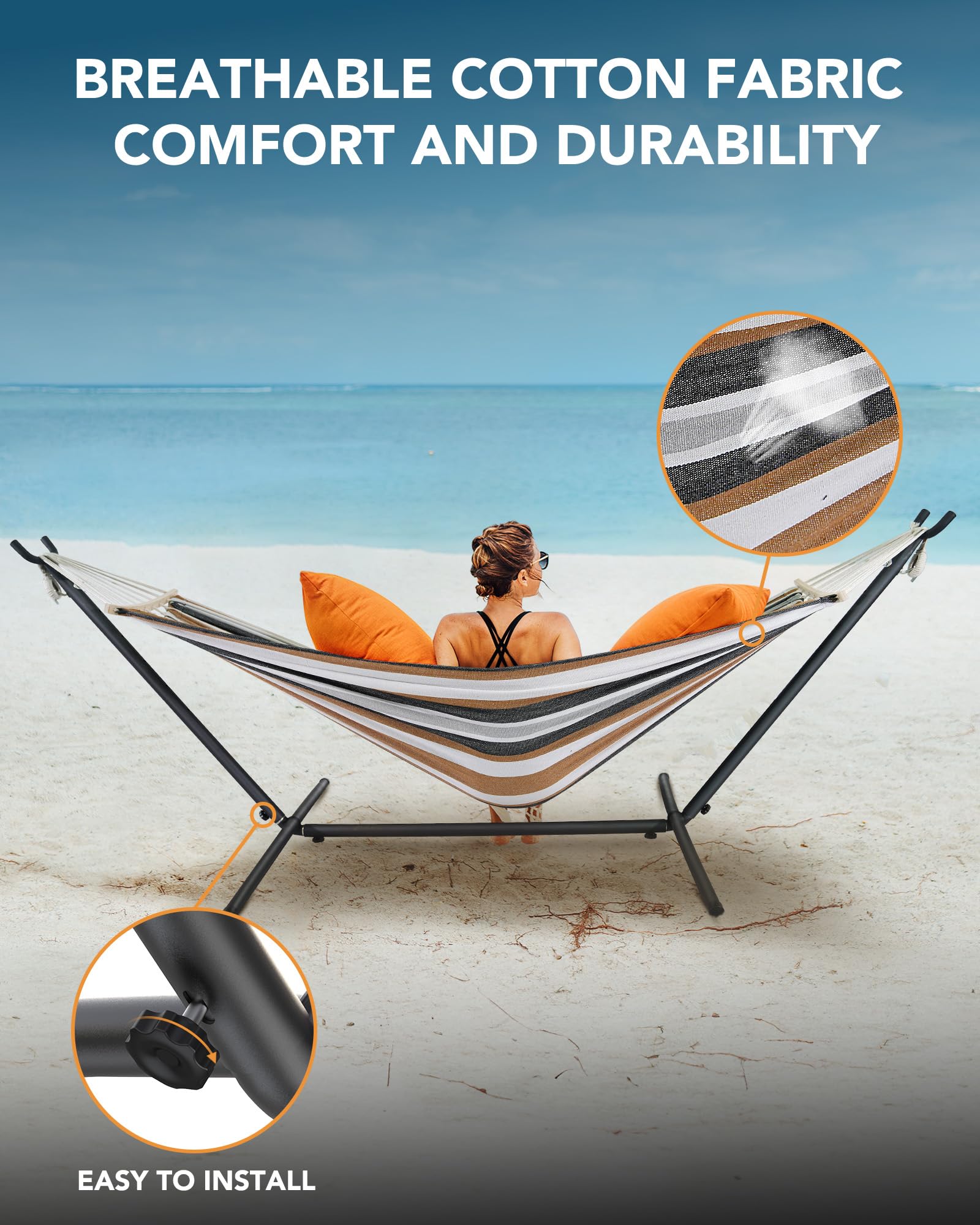 Everyfun folded bed in carry bag demonstrating compact, portable storage