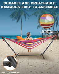 EveryFun hammock in use with two people offering comfortable shared rest
