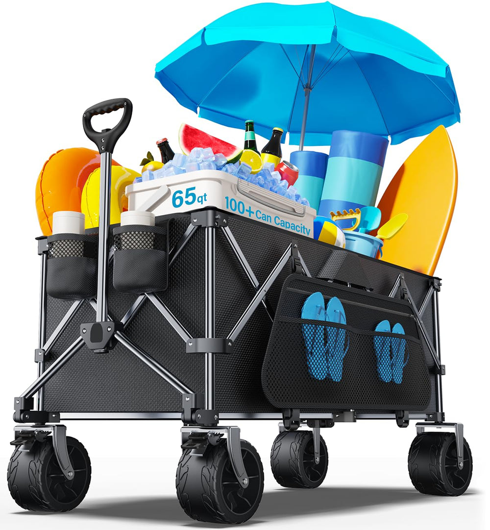 everyfun Pro front view showing roomy interior and sturdy frame for hauling