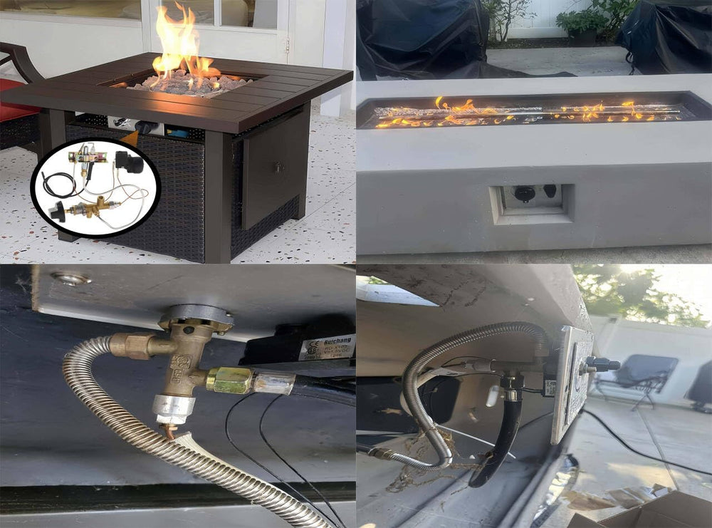 EVIMOTAL full kit positioned beside a patio heater showing fitment and scale for replacement
