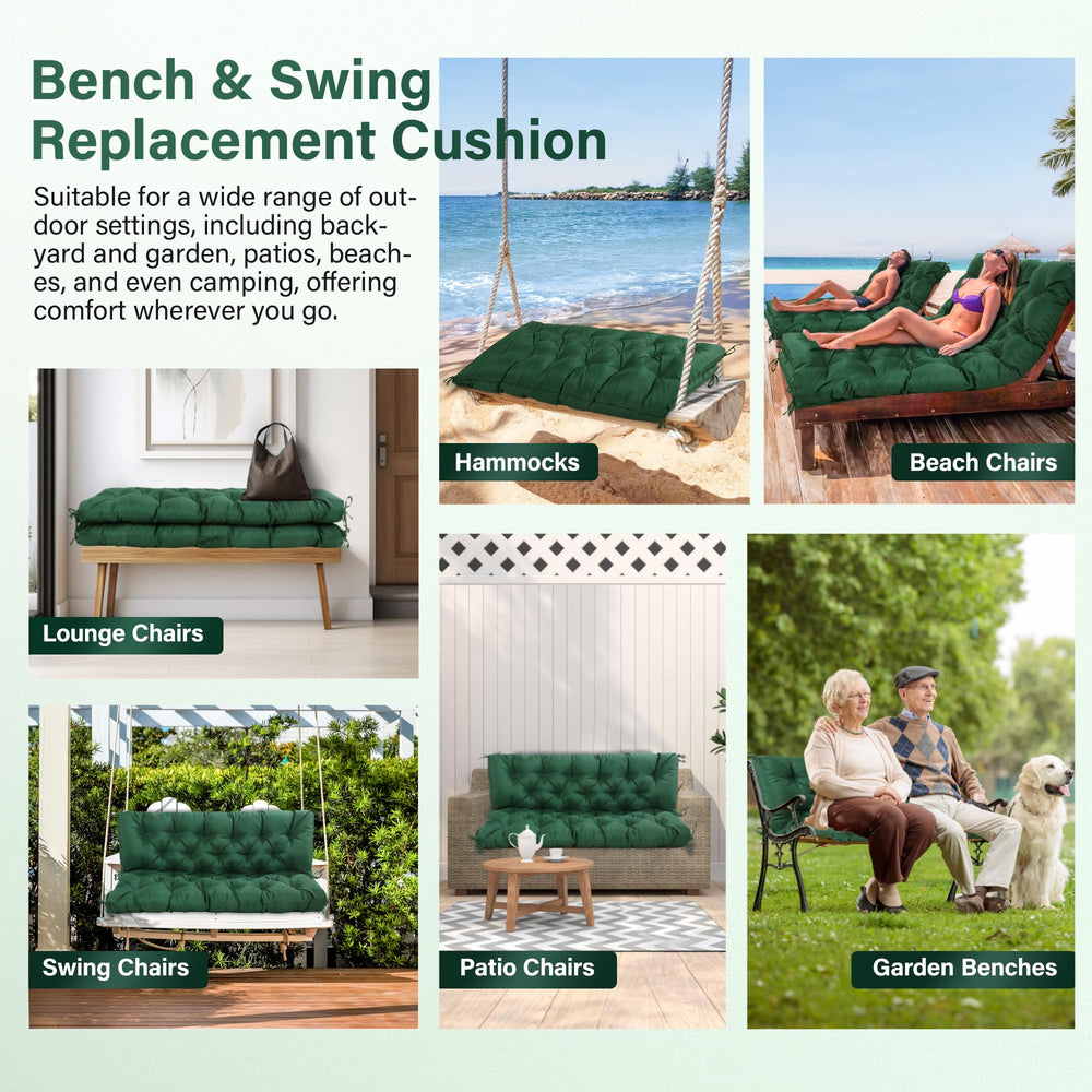 EVJUICION cushion beside chair to show 60-inch length and scale accuracy