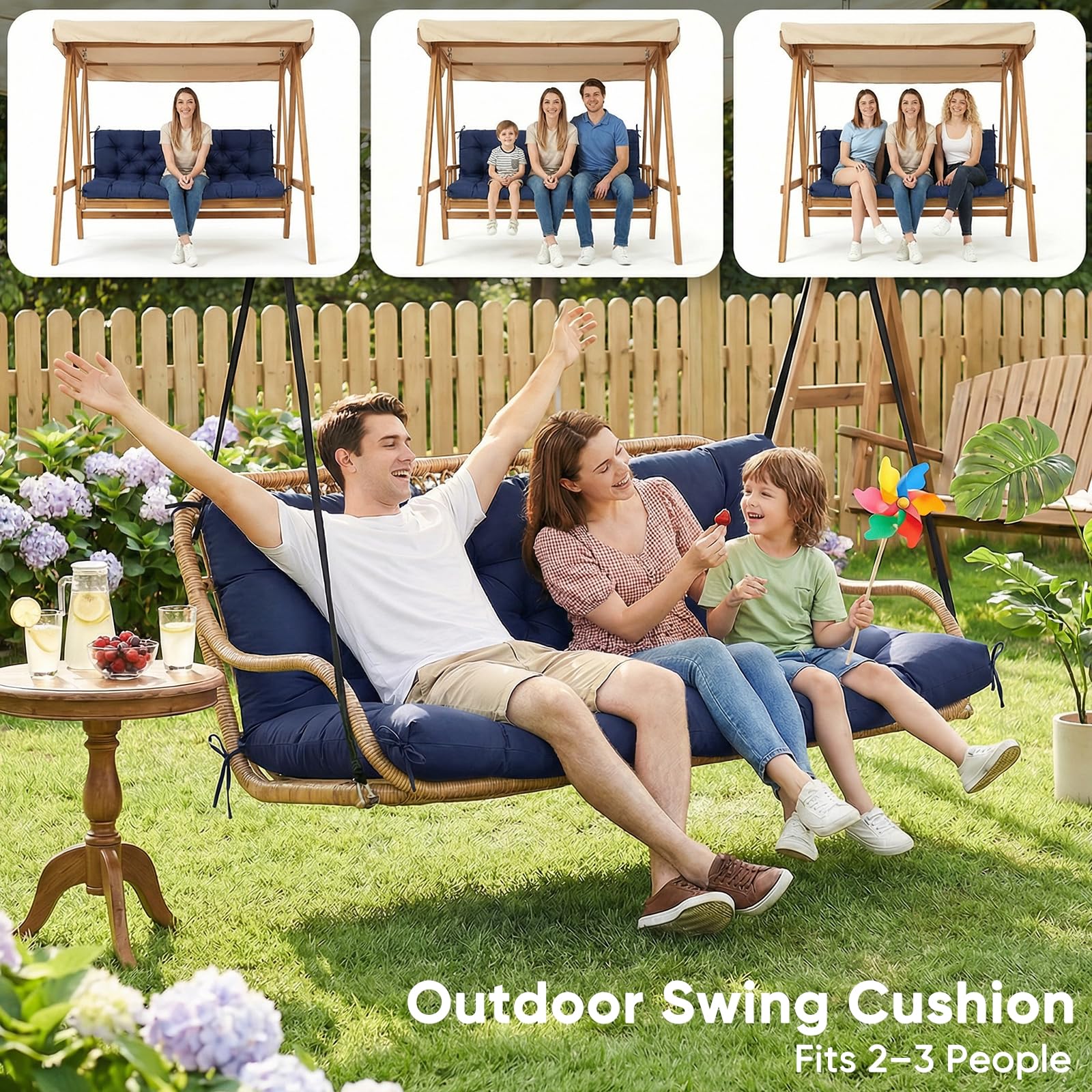 EVJUICION bench seat with cushion for size and fit comparison