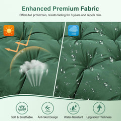 EVJUICION side view highlighting 4.7 inch thick supportive cushion loft