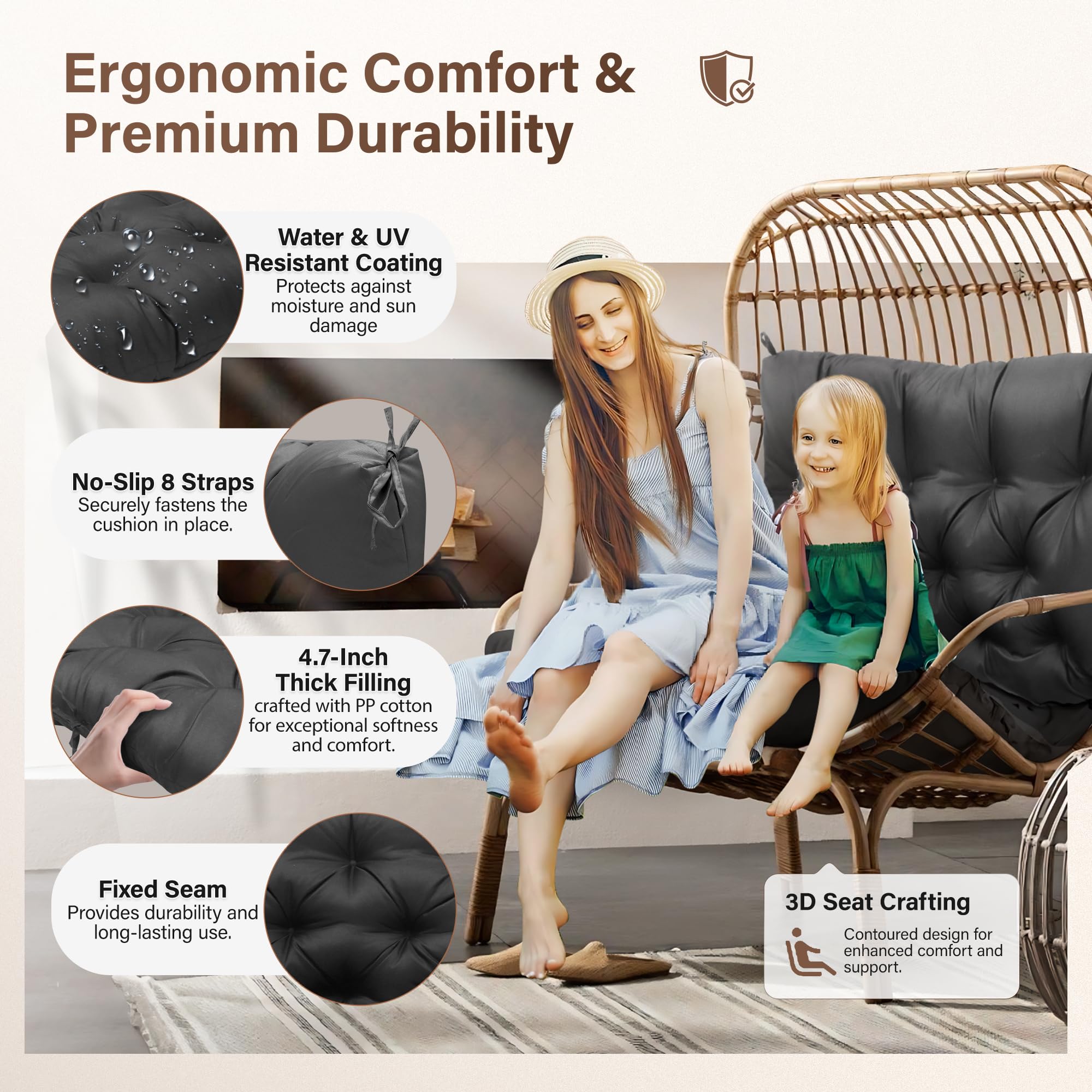 EVJUICION waterproof fabric texture demonstrating splash resistance