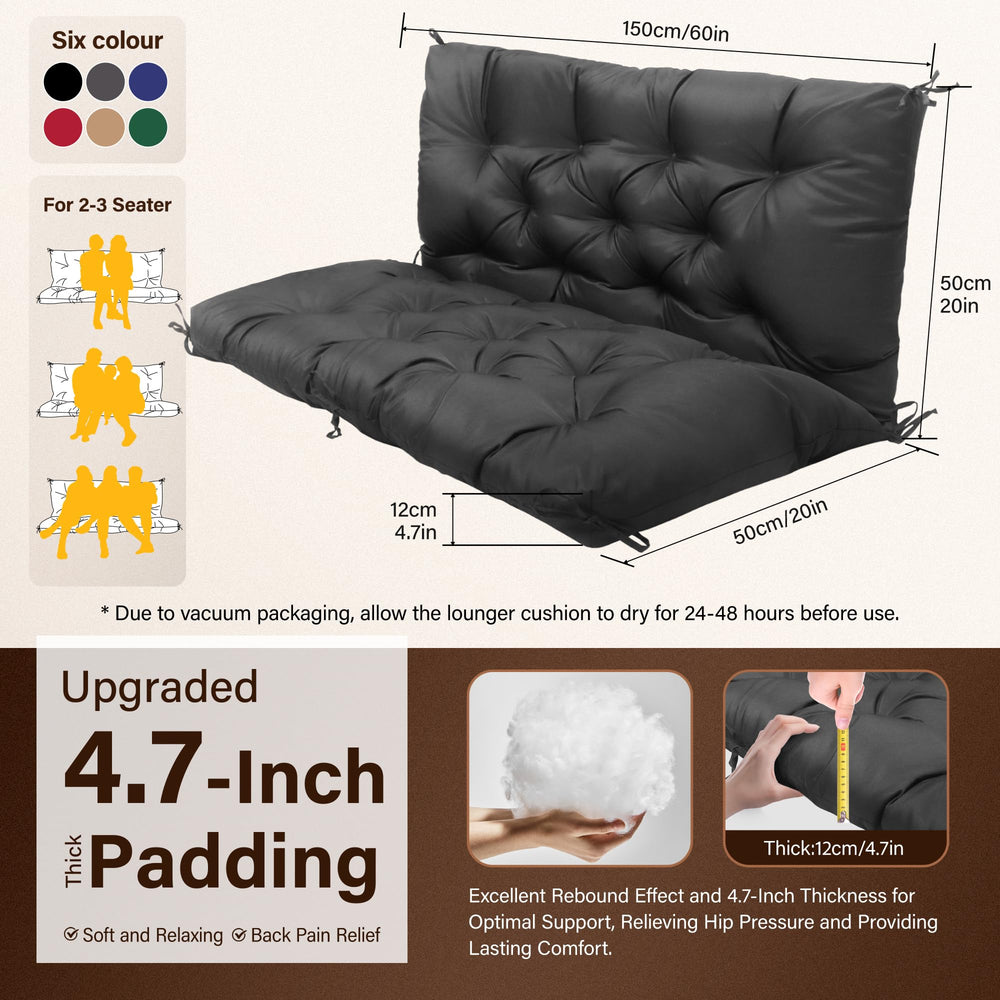 EVJUICION anti-slip tie straps securing cushion to furniture for stability