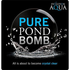 Evolution Aqua Pure Pond Bomb being applied to koi pond showing quick dispersion and clarity