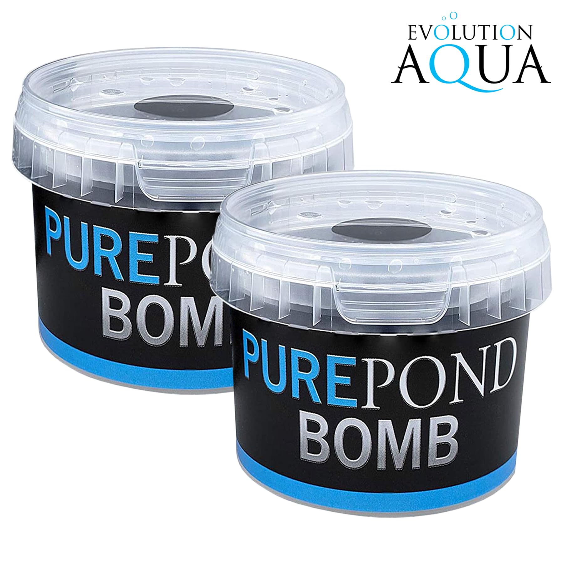Evolution Aqua Pure Pond Bomb pour close-up highlighting concentrated liquid texture and potency