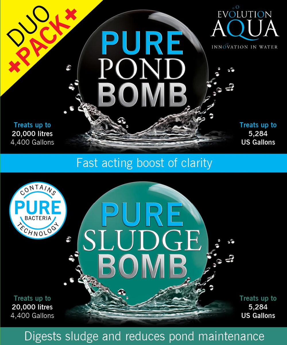 Evolution Aqua PURE Sludge Bomb granules close-up digests bottom sludge