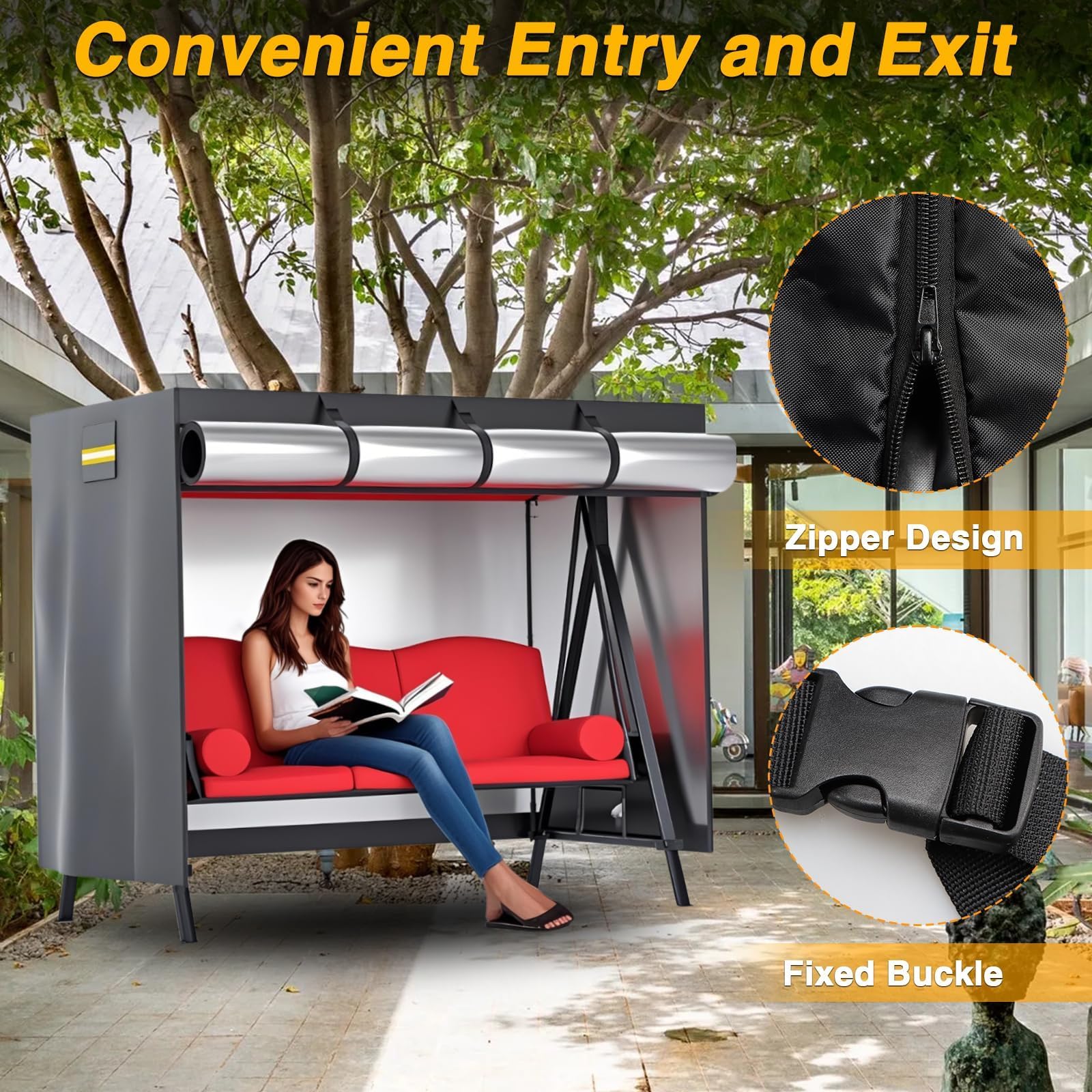 EVRBUL fixed buckles secure cover tightly to resist strong winds