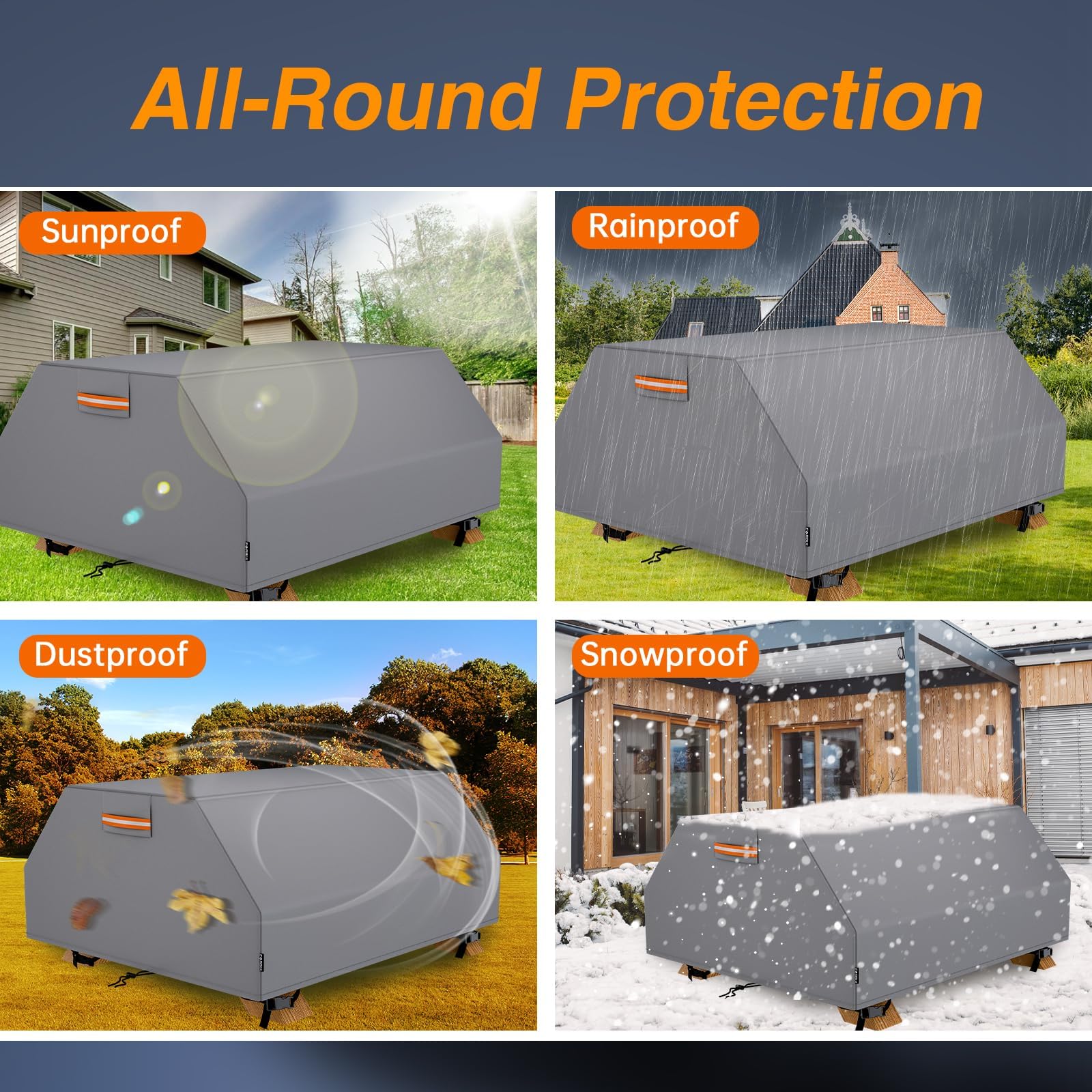 EVRBUL water beading on surface showing waterproof rain protection