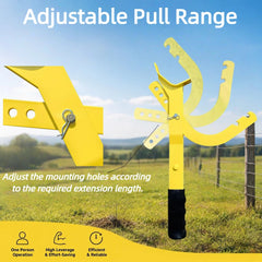 evylnorrs adjustable jaw mechanism demonstrating fit range for 1-3/8 to 4 inch posts